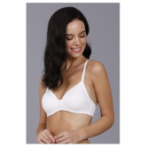 Amante Cotton T-Shirt Bra - White Single - 36D