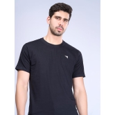 Mens 100% Cotton Black Half Sleeves Expert Tee - ET14