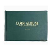 House of Quirk 240 Pockets Coin Holder Collection Coin Storage Album Book for Collectors, Money Penny Pocket (Blue)