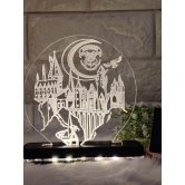 Harry Potter Hogwarts Led Plaque with Led Stand