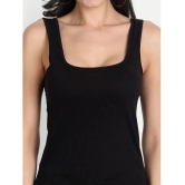 AIMLY Cotton Camisoles - Black Single - None