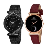 Septem Multicolor Leather Analog Mens Watch