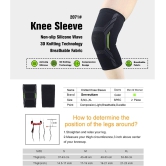 Leosportz Knee Support for Men (1Pair)