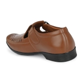 Action - Brown Mens Sandals - None