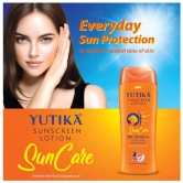 Yuthika Sunscreen Lotion SPF 30 PA+++ with UVA & UVB Protection, Sun Cream for All Skin Types - 100ml