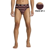 Stretch Stripe Mens Briefs Pack of 2 with EVERFRESH Technology