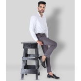 SREY - Grey Polycotton Slim - Fit Men's Chinos ( Pack of 2 ) - None