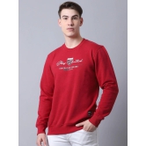 Rodamo Men Red Printed Sweatshirt