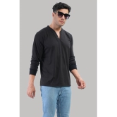 Forbro Cotton Regular Fit Solid Full Sleeves Mens T-Shirt - Black ( Pack of 1 ) - None