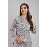 MAUKA - White Rayon Women''s Straight Kurti ( Pack of 1 ) - None