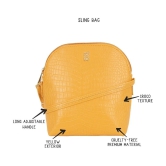 Baggit Yellow PU Handheld - Yellow