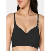 IN CARE LINGERIE - Black Cotton Blend Heavily Padded Women's Everyday Bra ( Pack of 1 ) - None