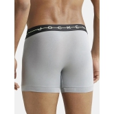 Jockey NY16 Men Cotton Elastane Stretch Solid Trunk - Monument - None