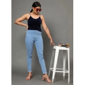 AngelFab - Denim Regular Fit Blue Womens Jeggings ( Pack of 1 ) - None