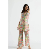 Label Flavia Multi Color Printed Pant Top Set - None