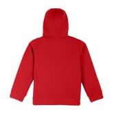 Naughty Ninos Girls Red Printed Hooded Sweatshirts - None