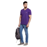 Vimal Jonney Purple Half Sleeve T-Shirt - None