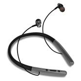 hitage NBT 6767 Bluetooth  Neckband In-the-ear Bluetooth Headset with Upto 30h Talktime Deep Bass - Grey - Grey