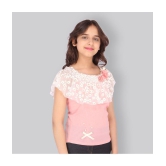 Cutecumber - Pink Georgette Girls Top ( Pack of 1 ) - None