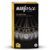 MANFORCE Overtime Pineapple 3in1 (Ribbed Contour Dotted) Condoms - 10s (Pack of 2) Condom (Set of 2 20 Sheets)