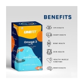 Unifit Omega 3 Fish Oil 1000mg Capsules, Omega3 Fish Oil For Men and Women, 180mg EPA & 120mg DHA For Healthy Heart (60 Capsules)