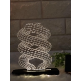 Spiral Led Plaque with Led Stand