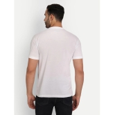 Zeffit - White Cotton Blend Regular Fit Mens T-Shirt ( Pack of 1 ) - None