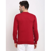 Rodamo  Men Red Colourblocked Sweatshirt