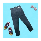 Girls Premium Plain Denim Jeans- Grey - None