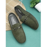 Sir Corbett Olive Mens Slip on - 9