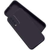 Case Vault Covers - Black Silicon Plain Cases Compatible For Xiaomi Redmi 9 Power ( Pack of 1 ) - Black