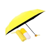 Perkins & Morley Ultra Lights and Small Mini Umbrella with Cute Capsule Case,5 Folding Compact Pocket Umbrella, Especially for Kids - Multi