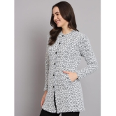 eWools.in Woollen Round Neck Women''s Buttoned Cardigans - Black ( ) - None