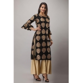 MAUKA - Black Straight Rayon Women's Stitched Salwar Suit ( Pack of 1 ) - None