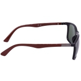 Hrinkar Grey Rectangular Cooling Glass Black, Brown Frame Best Sunglasses for Men & Women - HRS-BT-05-BK-BWN-BK