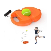 sevriza Tennis Trainer Rebound Ball with String Solo Tennis Trainer Set Self Tennis Practice Ball with String Cricket Trainer Rebound Ball with Rope Fill Sand or Water (Multicolor) (No Racke