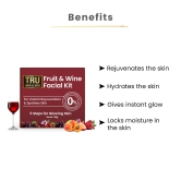 Fruit & Wine Facial Kit | Glowing Spotless Skin - 160 gms-Default