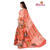 ANAND SAREES Pink Georgette Saree