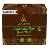 YOGABITES- Protein Bar /Energy Bar - Basil, Almond ,Medjool Dates, Coconut , Flax Seeds , Pumpkin Seeds -60 ge (Pack of 6)?