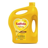 Saffola Total Refined Cooking Oil, Blended Rice Bran & Safflower Oil, Helps Manage Cholesterol, 2 L Jar