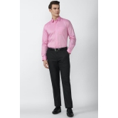 Men Pink Regular Fit Formal Full Sleeves Formal Shirt