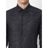 Premium Slim Fit Geometric Printed Cotton Formal Shirt