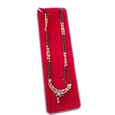 Gold Plated Traditional Indian Marathi Mangalsutra Necklace for Women