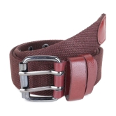 Zacharias - Brown Canvas Mens Casual Belt ( Pack of 1 ) - None