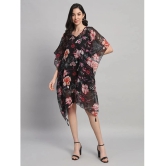 Curvydrobe Georgette Black Beach Dresses - Single - None