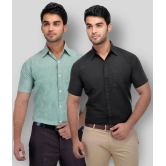 DESHBANDHU DBK - Multicolor Cotton Regular Fit Mens Formal Shirt (Pack of 2) - None