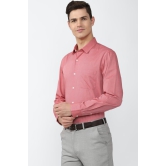 Men Pink Slim Fit Formal Full Sleeves Formal Shirt