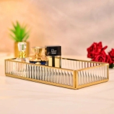 Fluted Glass Multipurpose Tray Small