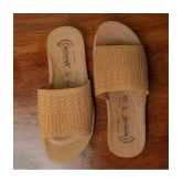 Aerowalk Beige Womens Slide Flip Flop - None