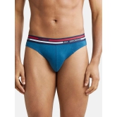 Jockey US49 Men Super Combed Cotton Solid Brief with Ultrasoft Waistband - Seaport Teal - None